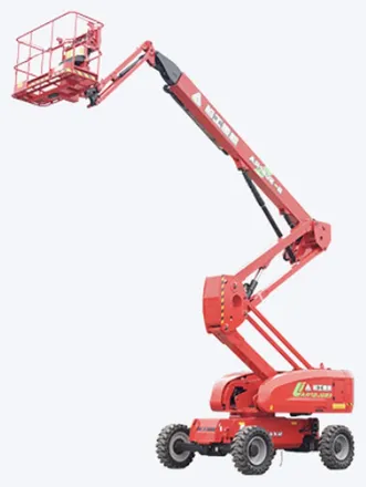 Plataforma articulada elétrica 20 m, modelo LGMG AR18JE (AR60JE), para locação